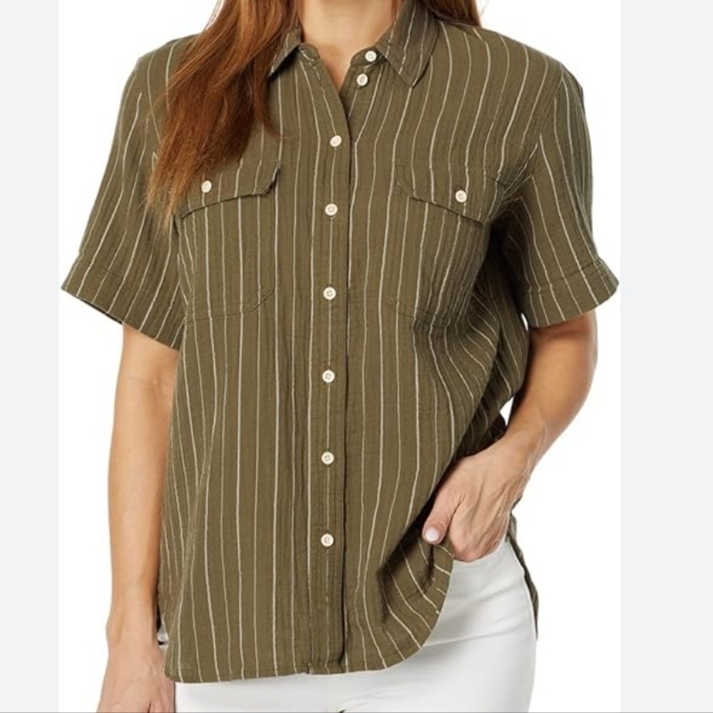 Madewell Lightspun Flap Pocket Shirt